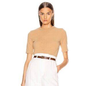AGOLDE Elie Fitted Tee Size Small New Nude Noodle